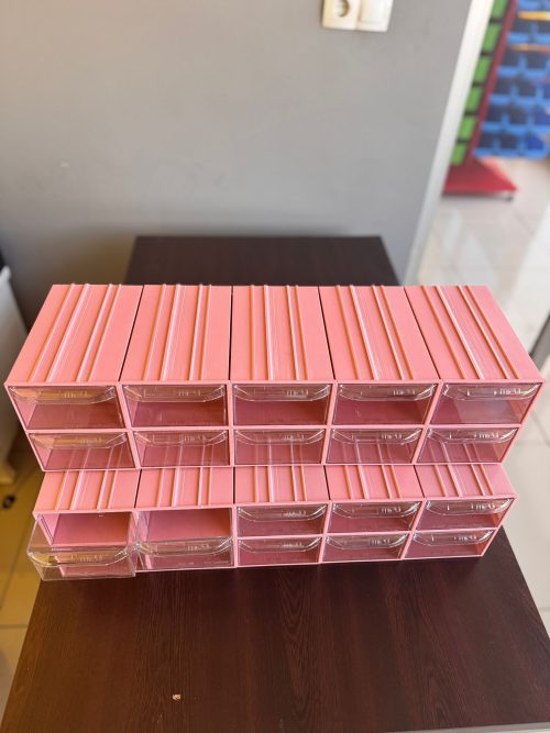 20li Plastik Çekmece Pembe
